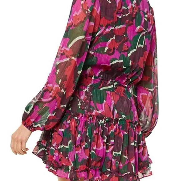 MISA LORENA DRESS IN HOLIDAY SPARKLE.